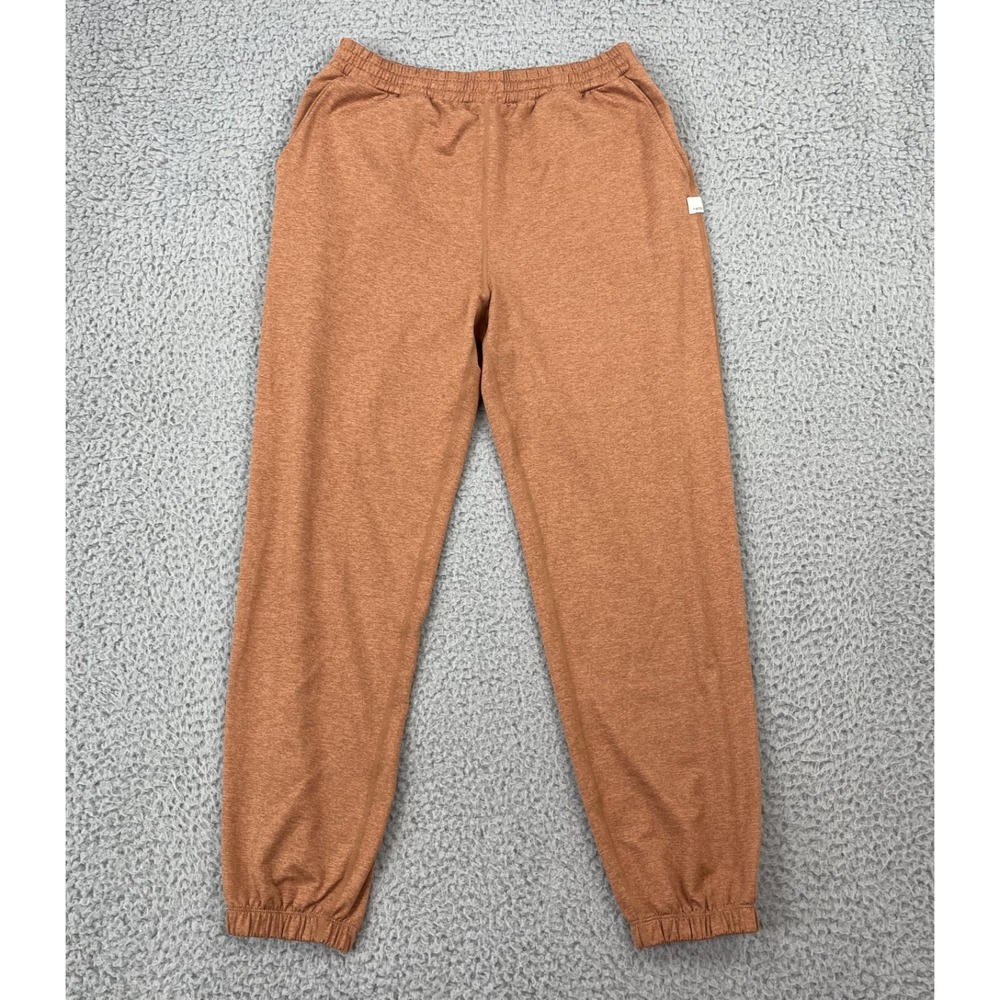 Vuori Womens Small Boyfriend Jogger Pants DreamKnit Burnt Orange Heather VW457